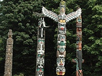 DSC 5098 adj  Totem Poles (preferrably called "Story Poles") in Stanley Park